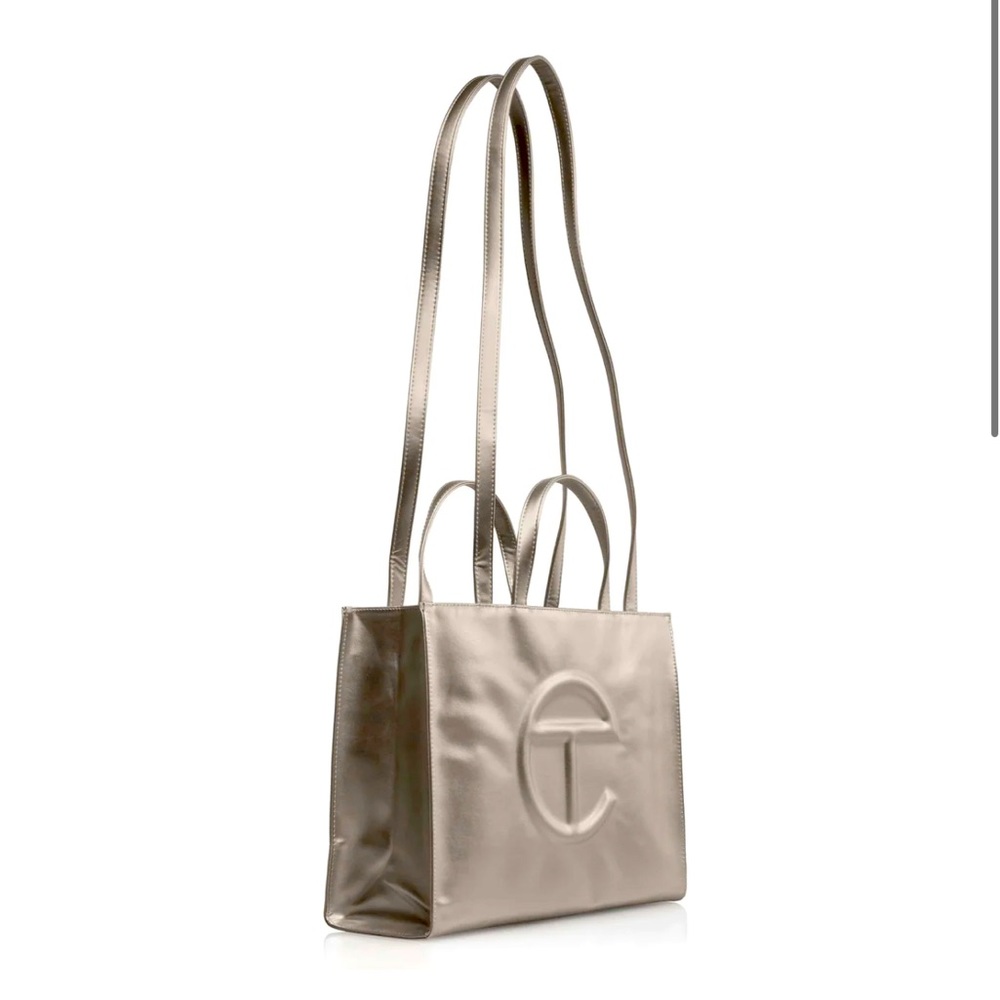 Telfar Metallic Crossbody Bag